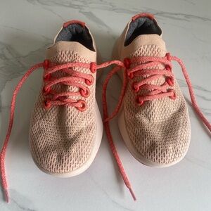 Allbirds Women's Sneakers in Peach and Coral Tree Dasher